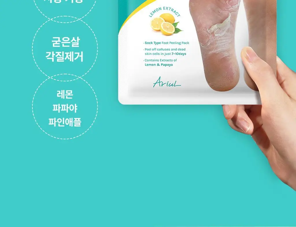 [발허물팩] 아리얼 스무스 앤 퓨어 풋 필링 마스크 2입 7종 택1 상세페이지 36